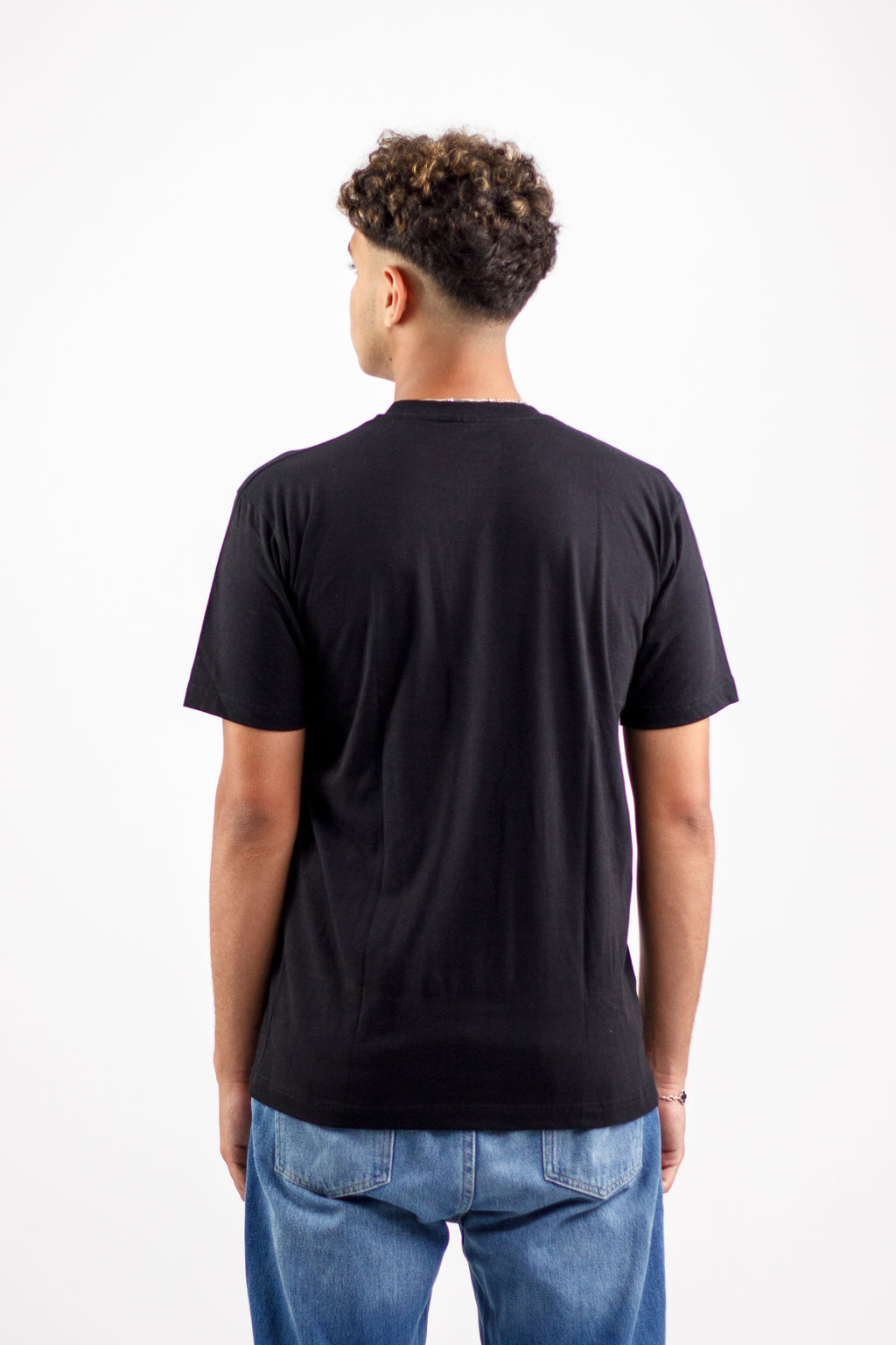Black T-Shirt With Light Pink “FANAR”