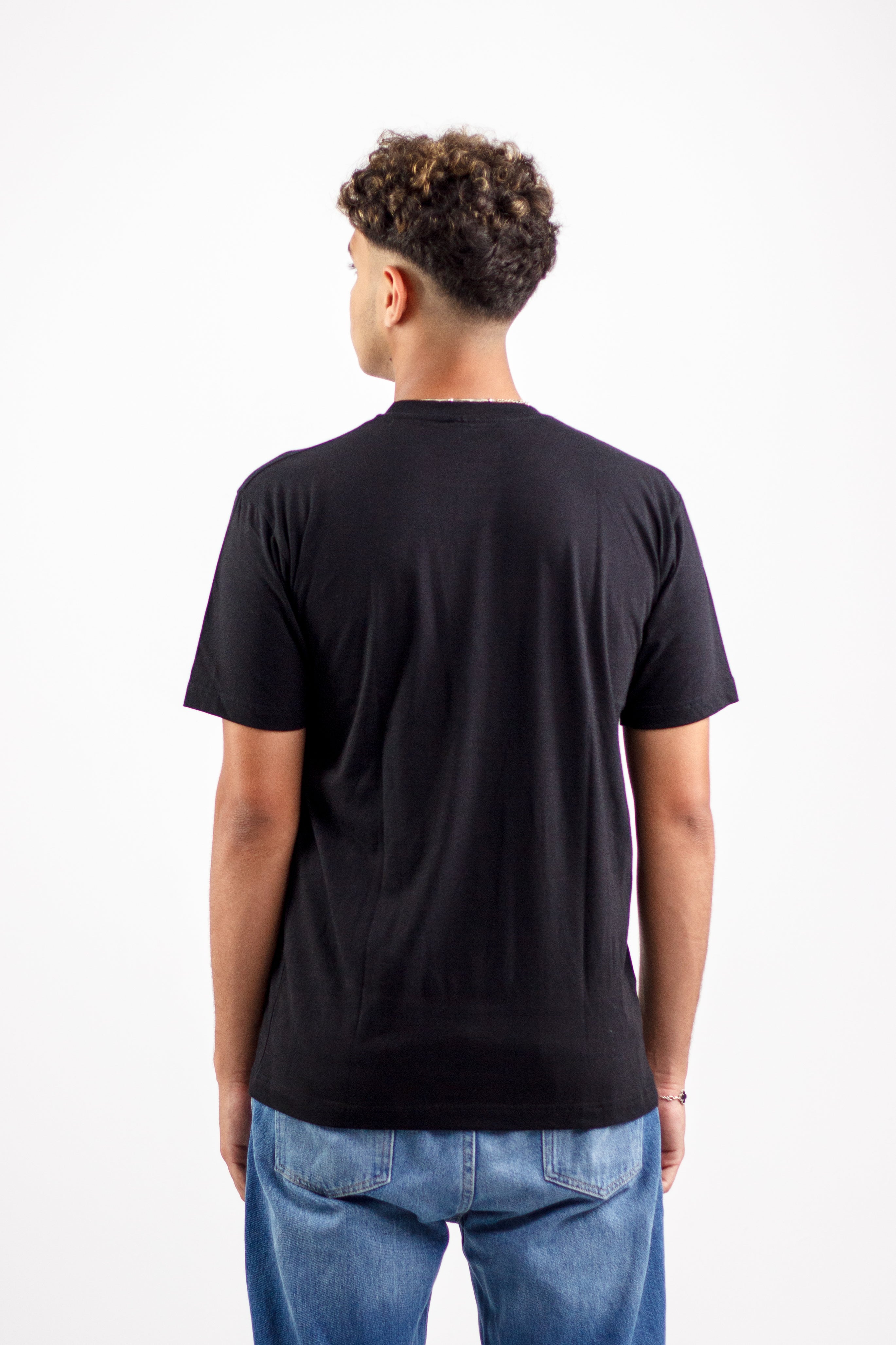 Black T-Shirt With Light Pink “FANAR”